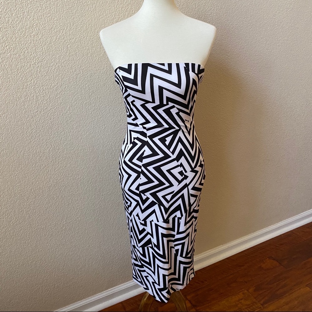 Geometric Midi Dress